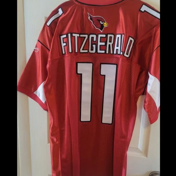 Larry Fitzgerald Reebok Authentic Cardinals Jersey #11 NWT tags stitched 52 XL - Picture 12 of 12